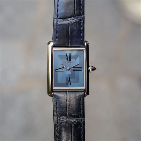 platinum cartier tank watch replica